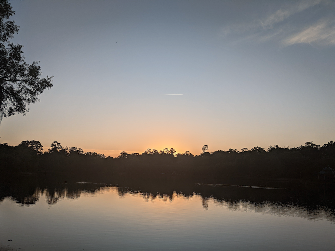 sunrise over lake ella